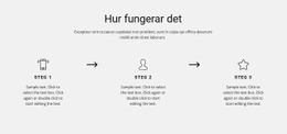 Arbeta Steg För Steg - HTML- Och CSS-Mall