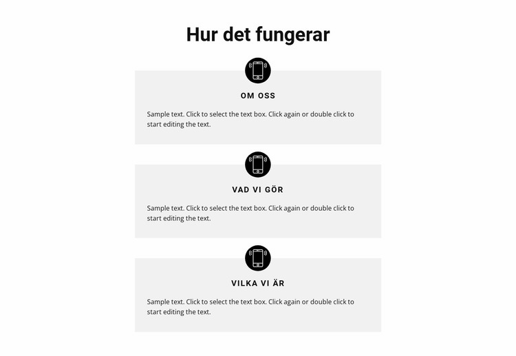 Hur vårt arbete går WordPress -tema