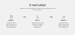 Adım Adım Çalışın - HTML Ve CSS Şablonu