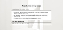 Önemli Soruların Cevapları