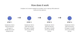 4 important steps - CSS Template by Nicepage