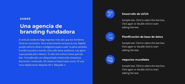 Creamos marcas vendedoras Maqueta de sitio web