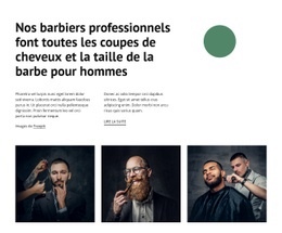 Nos Barbiers Professionnels - Créateur De Sites Web Ultime