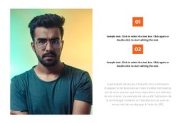 Développeur À Propos Du Projet Modèle CSS Réactif
