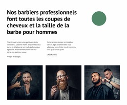 Nos Barbiers Professionnels - Glisser-Déposer Le Modèle Joomla