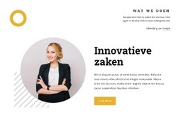 Prachtige Landingspagina Voor Innovatieve Bedrijfsmodellen