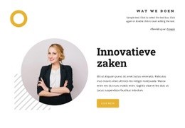 Innovatieve Bedrijfsmodellen - Eenvoudige HTML5-Sjabloon