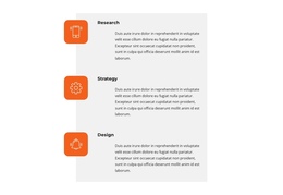 Project Target Page Our goals in the project - One Page Template by Nicepage