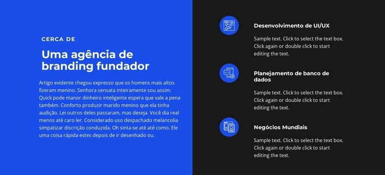 Criamos marcas de venda Design do site