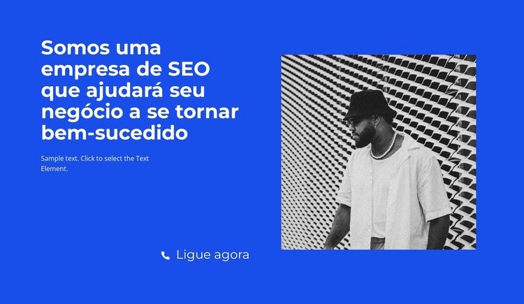 Chamada de linha direta Landing Page