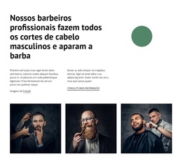 Site WordPress Para Nossos Barbeiros Profissionais