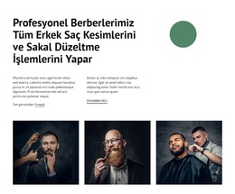 Profesyonel Berberlerimiz - En Iyi HTML Şablonu