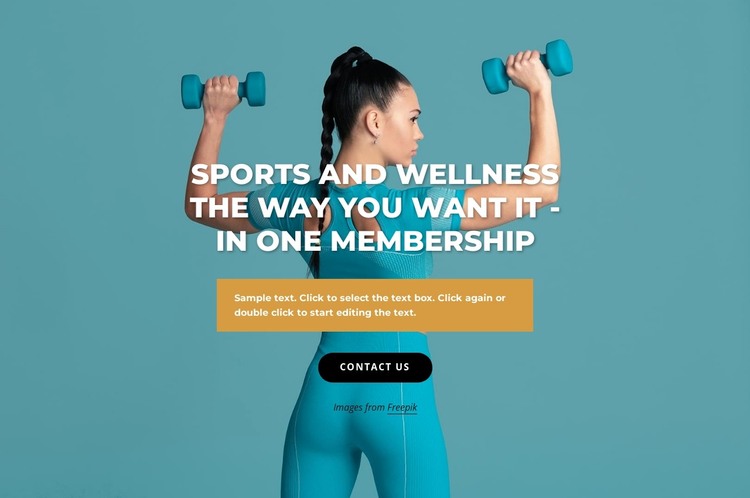 Sports and wellness center WordPress Theme