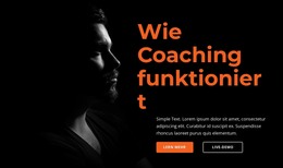 Site-Vorlage Für Rede Des Trainers