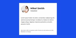 Gründer Über Das Projekt - Joomla-Vorlage Für Jedes Gerät