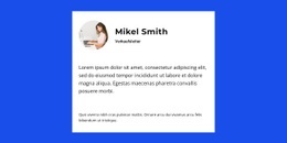 Gründer Über Das Projekt - Website-Design