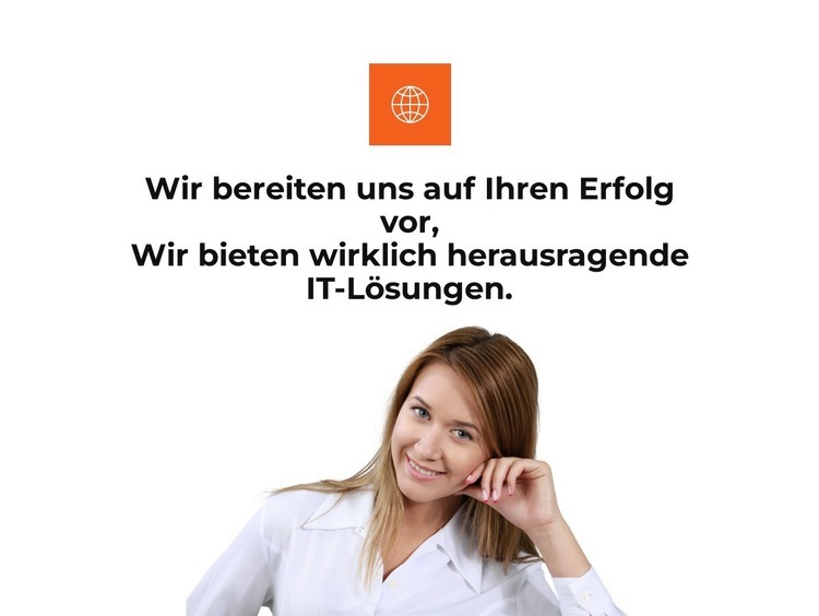 Eingewöhnung Website Builder-Vorlagen