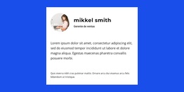 Fundador Sobre El Proyecto - Plantilla De Sitio Web Profesional