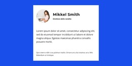 Fondatore Sul Progetto - Modello HTML5 Reattivo