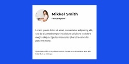 Grundare Om Projektet - Responsiv HTML5-Mall