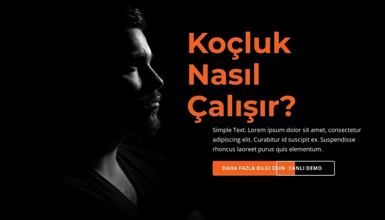 Koçun konuşması Açılış sayfası