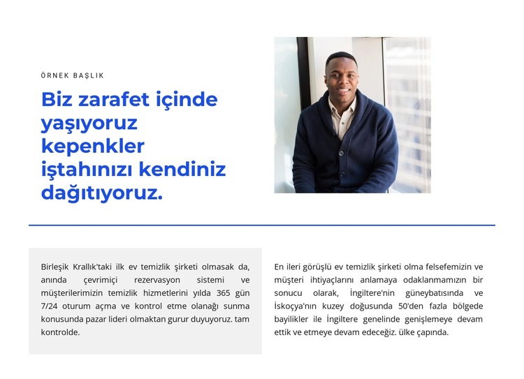 Size ayrıntılı olarak anlatacağız Web Sitesi Şablonu