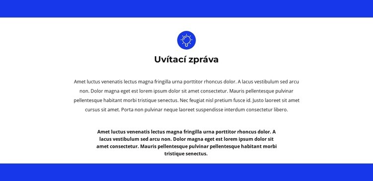 Jsme rádi, že to vidíme Šablona CSS