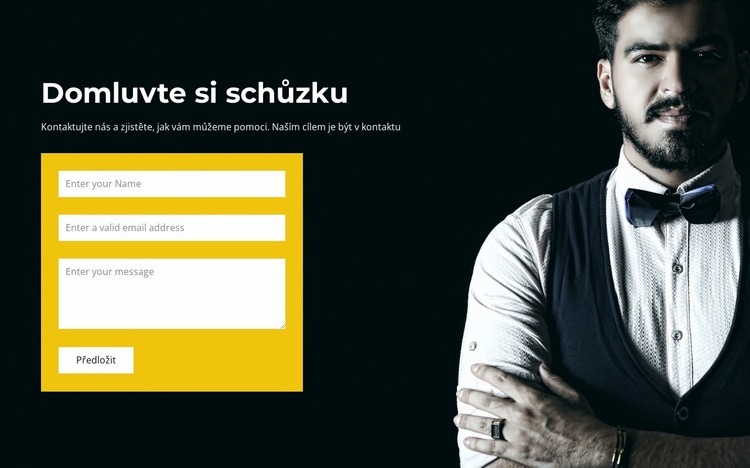 Napište na oddělení Šablona CSS