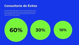 Diferentes Porcentajes - Plantilla De Sitio Web Móvil