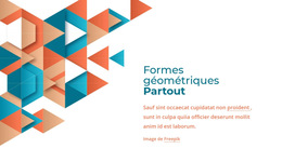 Mise En Page Multiple Intégrée Pour Des Formes Géométriques Partout