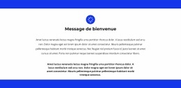 Nous Sommes Heureux De Voir : Modèle De Site Web D'Une Seule Page