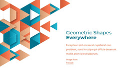 Web Design For Geometric Shapes Everywhere