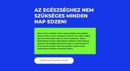 Kialakult Munkafolyamat - Professzionális Webhelysablon
