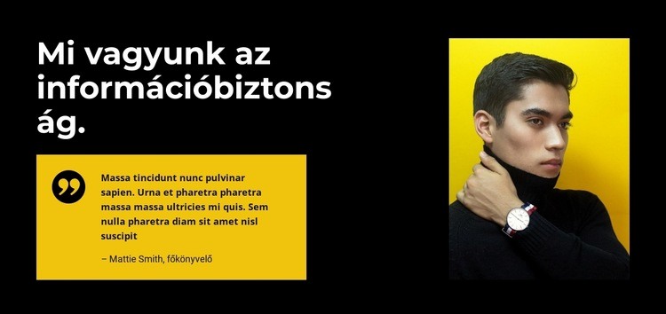 Az igazgató elmondja Weboldal tervezés