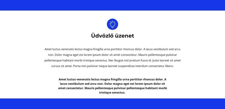 Örömmel látjuk WordPress Téma