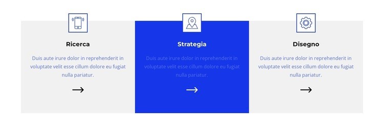 Obiettivi importanti Mockup del sito web