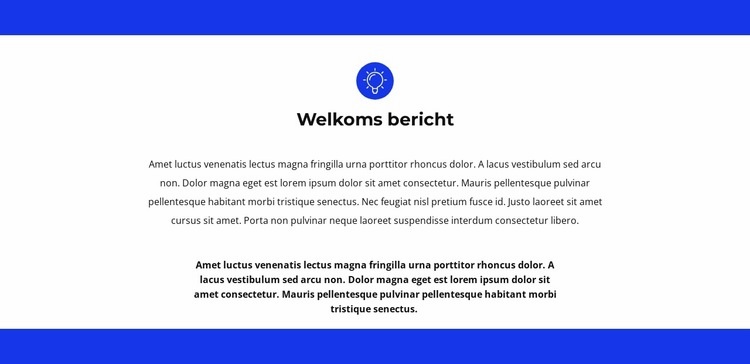 We zijn blij om te zien Sjabloon voor één pagina