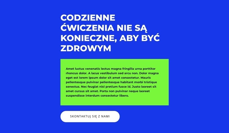 Ustalony przepływ pracy Kreator witryn internetowych HTML