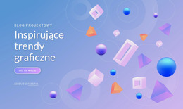 Inspirujące Trendy Graficzne - Szablon Strony HTML