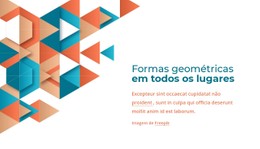 Formas Geométricas Em Todos Os Lugares Modelo De Código Aberto
