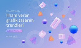 İlham Veren Grafik Tasarım Trendleri - Bir Sayfalık Şablon