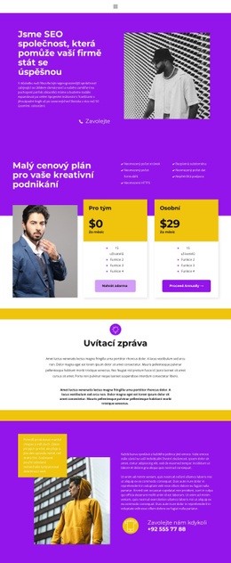 Design Stránek Pro Rychlý Úspěšný Start