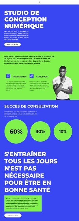 Développement Numérique - Page De Destination Professionnelle