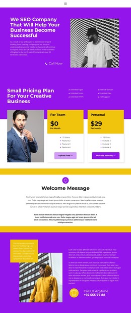 Quick Successful Start - Basic HTML Template