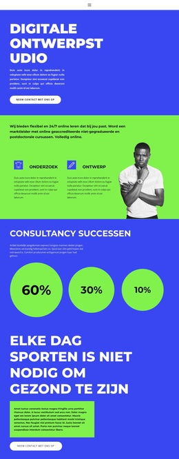 Digitale Ontwikkeling WordPress-Thema