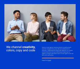 We Channel Creativity - Mockup Design