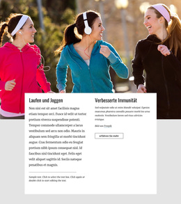 Atemberaubendes WordPress-Theme Für Laufen Und Joggen
