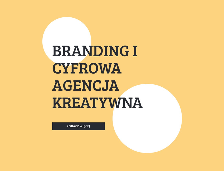 Brandingowa i cyfrowa agencja kreatywna Motyw WordPress