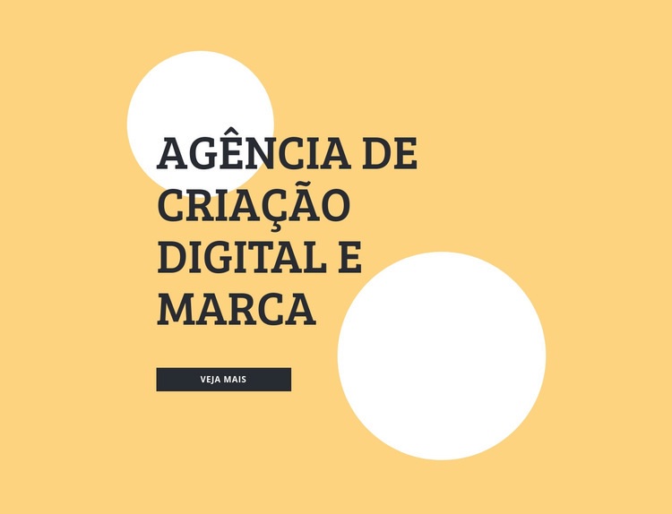 Agência de criação de marca e digital Design do site