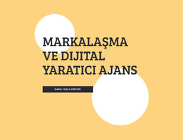 Marka Ve Dijital Reklam Ajansı - HTML Web Sitesi Düzeni